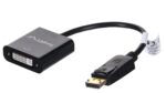 Lanberg AD-0007-BK video cable adapter 0.1 m DisplayPort DVI-D Black