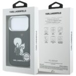 Etui Karl Lagerfeld Karl & Choupette      Back Logo MagSafe do iPhone 17 Pro czarny - imagine 8