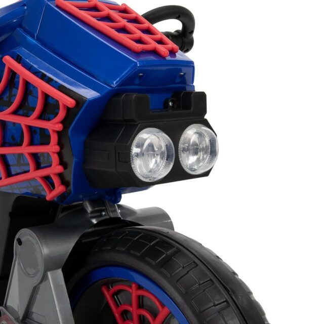Children's electric ride-on Spider-Man Huffy motorbike 17345W - imagine 5