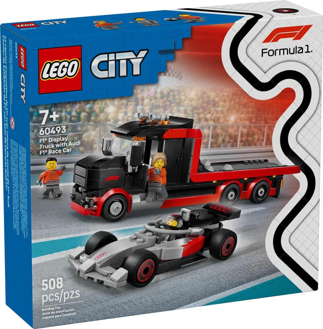 cps-7fe9f80fb47f54906642b3343b4db824-2026-03-26-18-03-21 LEGO CITY 60493 F1 Display Truck with Audi F1 Race Car - imagine 1