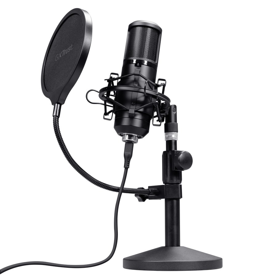 cps-8049e9055e770f8a16e8828ed0c865ec-2026-03-31-06-26-24 Trust GXT 269 Emita II Black Studio microphone - imagine 1