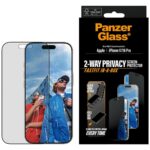 PanzerGlass Ultra-Wide Fit Fastfit Privacy Glass for iPhone 17 / 16 Pro