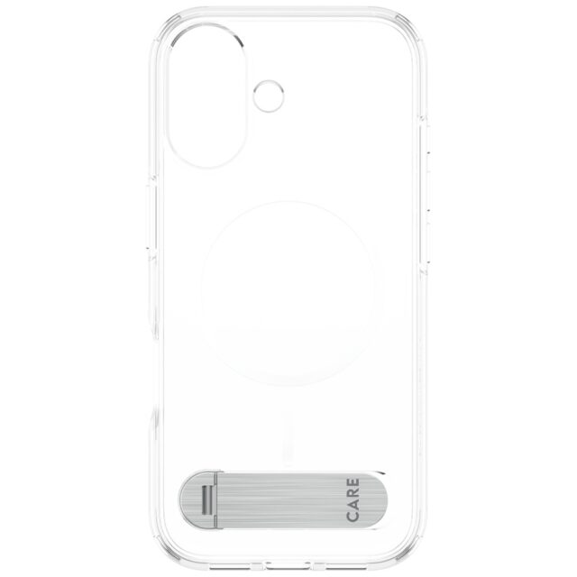 Case CARE by PanzerGlass Feature w. Kickstand MagSafe for iPhone 17 transparent - imagine 3