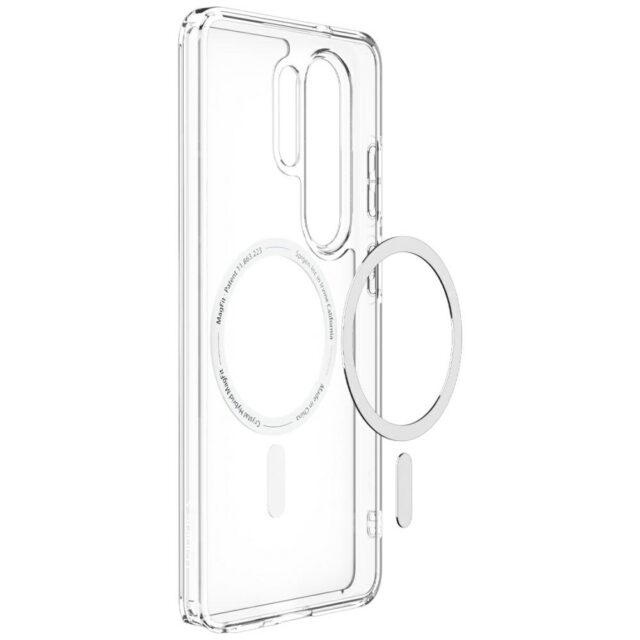 Etui Spigen Ultra Hybrid Mag MagSafe do  Samsung Galaxy S26 Ultra clear white - imagine 7