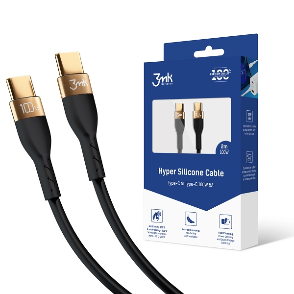 cps-80fde2bfee3d8f999a9992adce2601f8-2026-03-20-06-18-53 3MK HyperSilicone Cable USB-C/USB-Ckabel 2m 100W Black - imagine 1