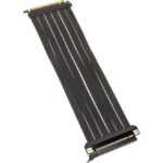 Kolink PCI Express 5.0 x16 auf x16 Riser-Kabel  180 Grad  schwarz - 30cm