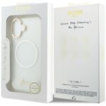 Case Guess IML Gradient Script Metal     MagSafe for iPhone 17 white - imagine 8