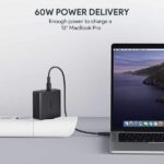 AUKEY PA-D5 GaN mobile device charger Black 2xUSB C Power Delivery 3.0 63W 6A Dynamic Detect - imagine 3