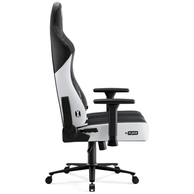 Gaming chair Diablo Chairs X-Player 2.0 Normal Size white-black - imagine 4