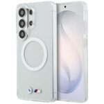 Case BMW IML Shockproof Metal Logo       MagSafe for Samsung Galaxy S26 Ultra tramsparent - imagine 2