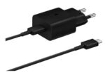Mains charger Samsung EP-T1510XB 15W Fast Charge + USB-C to USB-C cable black