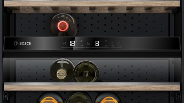 Bosch Serie 6 KWK36ABGA wine cooler Compressor wine cooler Freestanding Black 199 bottle(s) - imagine 3