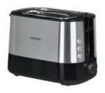 Philips Viva Collection HD2637/90 toaster 2 slice(s) Black  Stainless steel - imagine 2