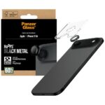 PanzerGlass Hoops Tempered Glass Lens Screen Protector for iPhone Air Black - imagine 4