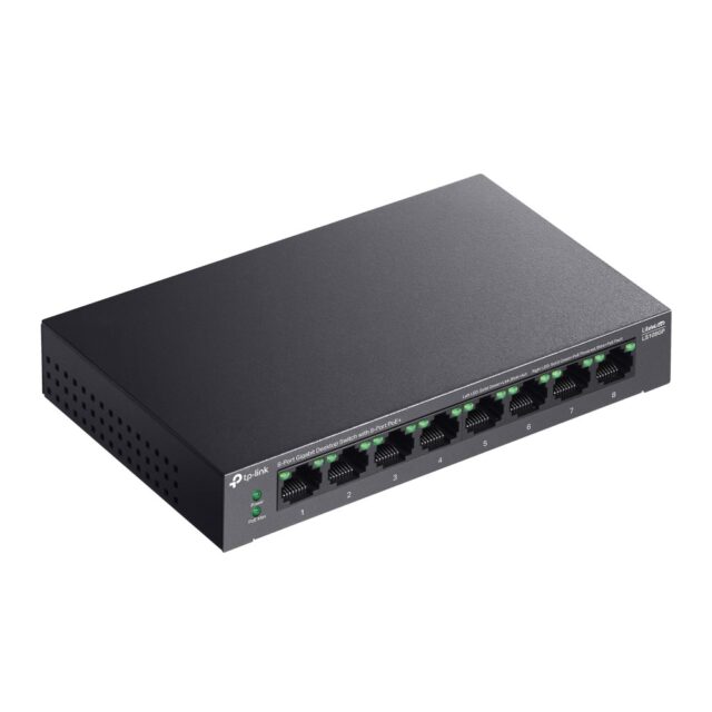 TP-Link LiteWave 8-Port Gigabit Desktop Switch with 8-Port PoE+ - imagine 4