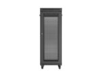 Rack cabinet 19  32U 600x1000 black perforated doo - imagine 6