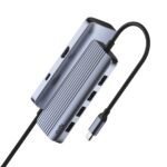 Cudy UH500 interface hub USB 3.2 Gen 1 (3.1 Gen 1) Type-C 5000 Mbit/s Grey  Silver - imagine 2