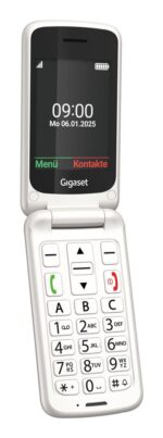 Gigaset GL595 7.11 cm (2.8 ) 114 g White Senior phone - imagine 2