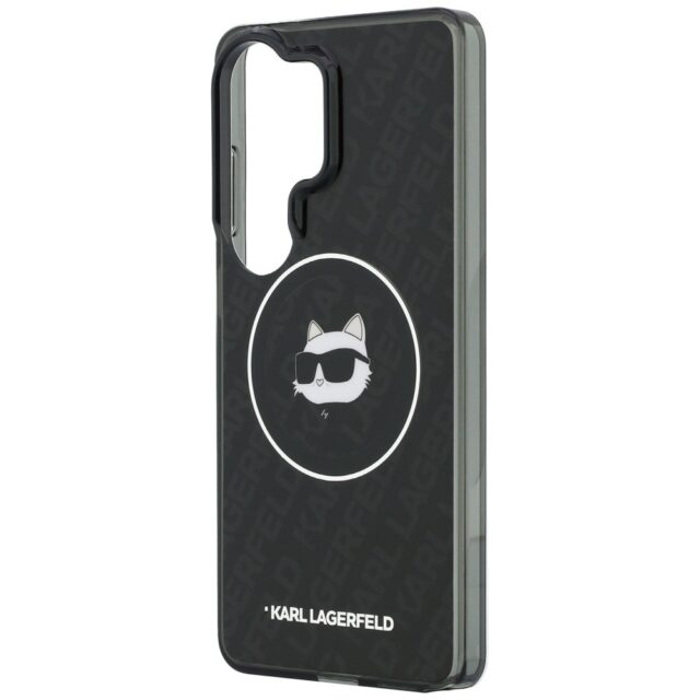 Case Karl Lagerfeld IML Repeated         Choupette MagSafe for Samsung Galaxy S26 Ultra black - imagine 6