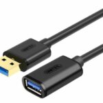UNITEK Y-C456GBK USB cable 0 5 m USB 3.2 Gen 1 (3.1 Gen 1) USB A Black