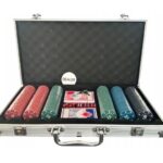 EXTRALINK ZESTAW DO POKERA 300 ŻETONÓW 2 TALIE KOŚCI WALIZKA