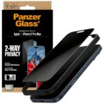 PanzerGlass Ultra-Wide Fit EasyAligner Privacy Glass for iPhone 17 Pro Max - imagine 5