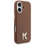 Case Karl Lagerfeld Karl Head Logo       MagSafe for iPhone 17 brown - imagine 4