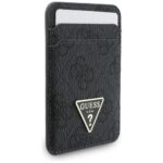 Zestaw portfel + hand strap Guess         triangle MagSafe czarny - imagine 4