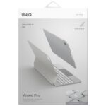 Case UNIQ Venno Pro Magnetic Smart with keyboard for iPad Pro 11" M4 (2024) white - imagine 8