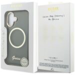Case Guess IML Script Metal MagSafe for   iPhone 17 black - imagine 8