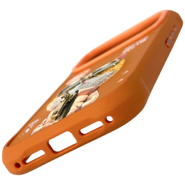 Etui Nimmy Cool&Cute 2.0 Cat do iPhone    17 Pro pomarańczowy - imagine 5