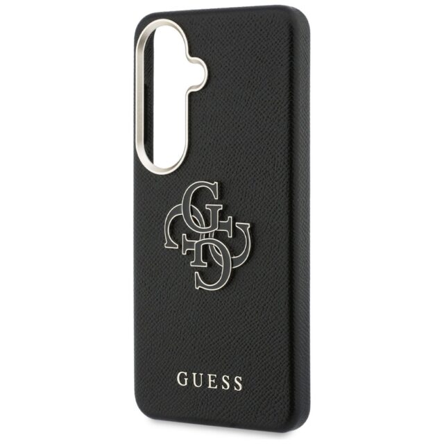 Case Guess Grained Big 4G Metal Logo for  Samsung Galaxy S26 black - imagine 7