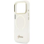 Case Guess IML Script Metal MagSafe for   iPhone 17 Pro transparent - imagine 6