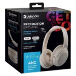 HEADPHONES DEFENDER BLUETOOTH FREEMOTION B475 ANC BEIGE - imagine 10