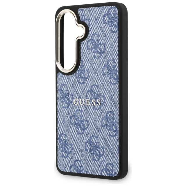 Case Guess 4G Embossed Ring MagSafe for   Samsung Galaxy S26 blue - imagine 6