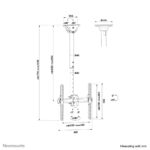 Neomounts monitor ceiling mount