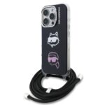 Case Karl Lagerfeld IML Crossbody        Karl&Choupette Head for iPhone 16 Pro black