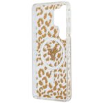 Etui Guess IML Leopard Print Triangle     MagSafe do Samsung Galaxy S26 Ultra brązowy - imagine 7