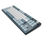 Montech MKey TKL keyboard Gaming USB Dark Grey  Light Blue  White - imagine 7