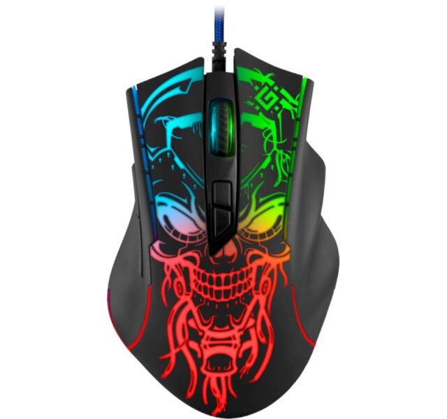 Gaming  optic  wired mouse  DEFENDER GM-928 BULLETSTORM 7200dpi 7P illuminate - imagine 3