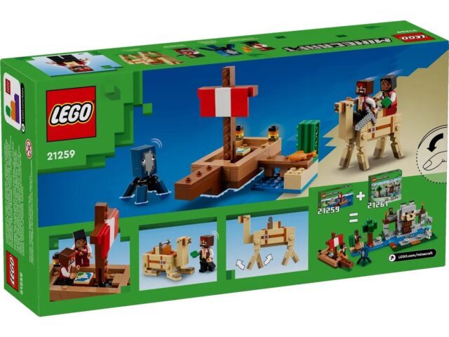 LEGO MINECRAFT 21259 The Pirate Ship Voyage - imagine 2