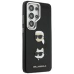 Case Karl Lagerfeld Saffiano Double      Heads Metal for Samsung Galaxy S26 Ultra black - imagine 4