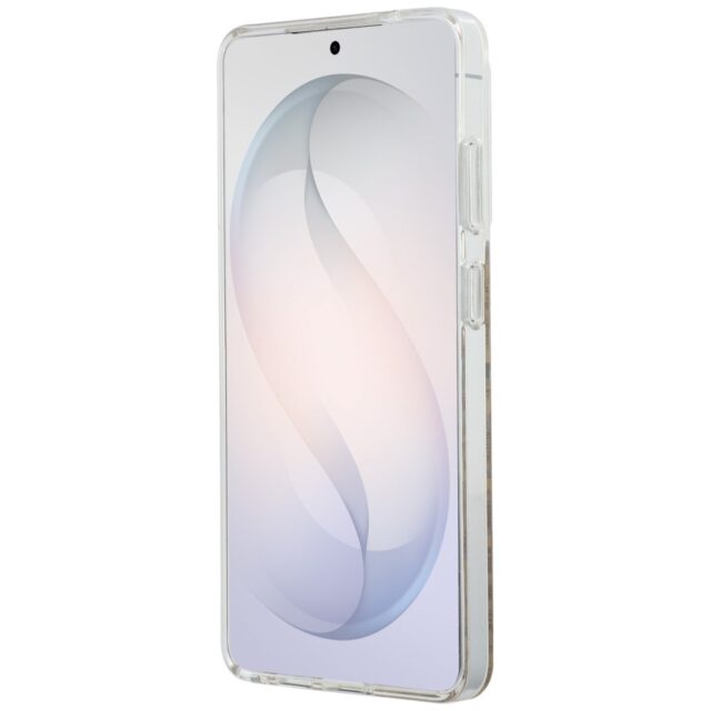 Etui Guess IML Leopard Print Triangle     MagSafe do Samsung Galaxy S26 Ultra brązowy - imagine 5