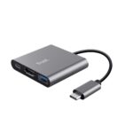 Trust Dalyx USB 3.2 Gen 1 (3.1 Gen 1) Type-C Aluminium  Black