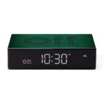Lexon Flip Premium Two-sided Alarm Clock dark green LR152DG1 - imagine 2