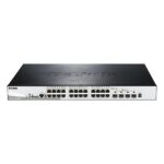 D-Link DGS-1510-28XMP/E network switch Managed L2/L3 Gigabit Ethernet (10/100/1000) Power over Ethernet (PoE) Black  Grey - imagine 4