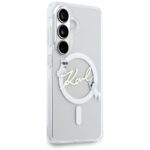 Case Karl Lagerfeld IML KC Script        MagSafe for Samsung Galaxy S26 Plus transparent - imagine 4