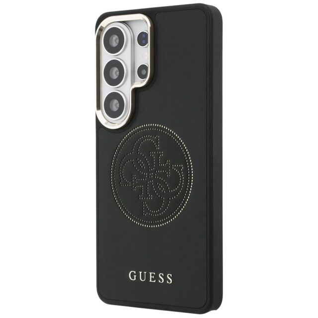 Case Guess Perforated Logo MagSafe for    Samsung Galaxy S26 Ultra black - imagine 3