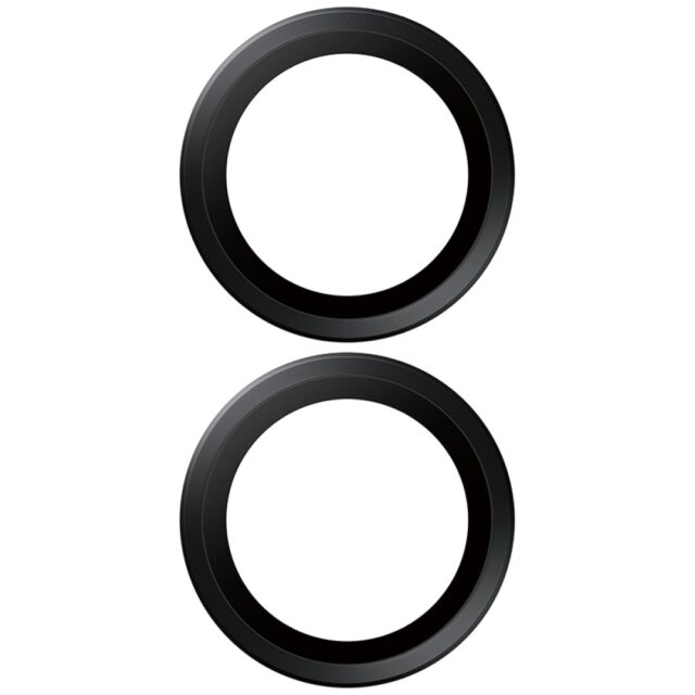 PanzerGlass Hoops Tempered Glass Lens Screen Protector for iPhone 17 / 16 / 16 Plus Black - imagine 3