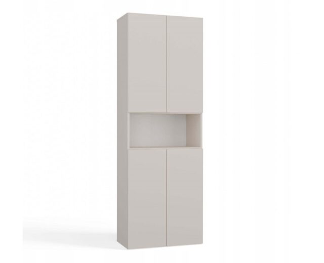BATHROOM CABINET NEL DK 1K BASKET CASMERE COLOUR - imagine 5